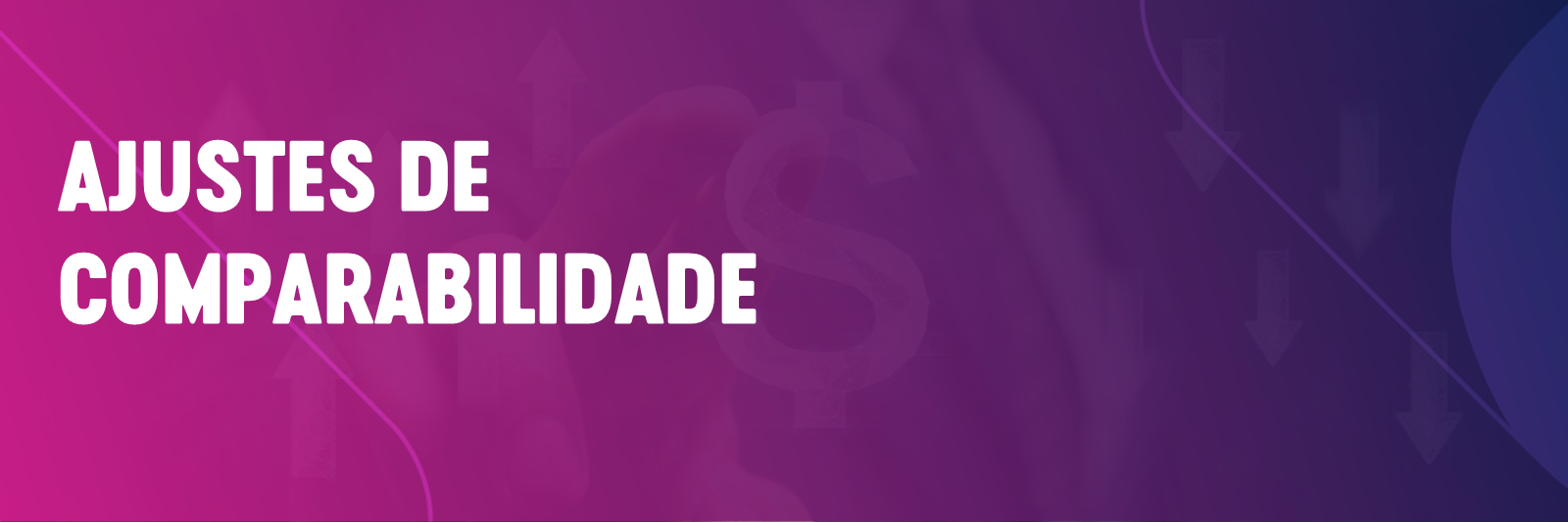 Ajustes de comparabilidade e sua precisão